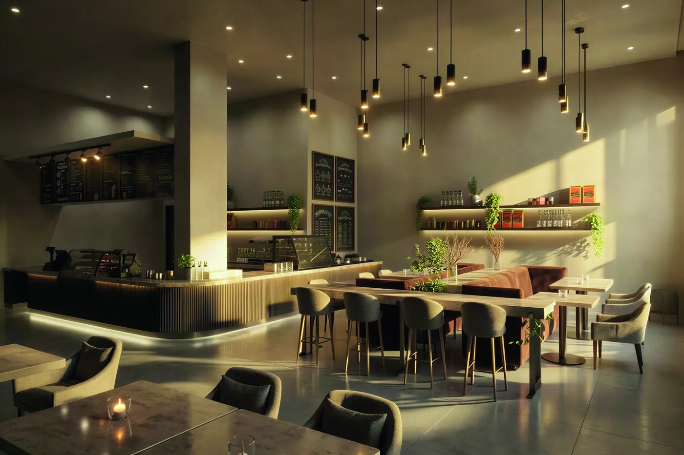 On-site restaurant — artist's conceptual rendering